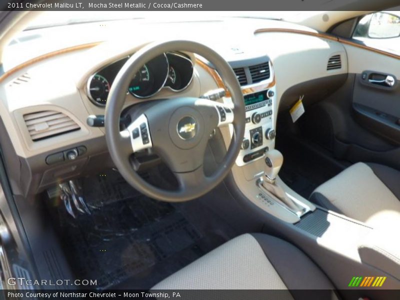 Mocha Steel Metallic / Cocoa/Cashmere 2011 Chevrolet Malibu LT