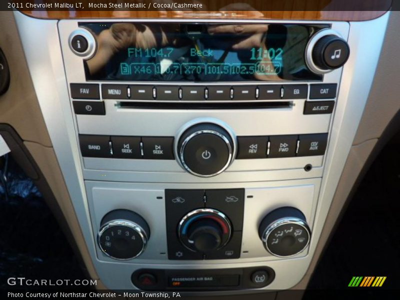 Mocha Steel Metallic / Cocoa/Cashmere 2011 Chevrolet Malibu LT