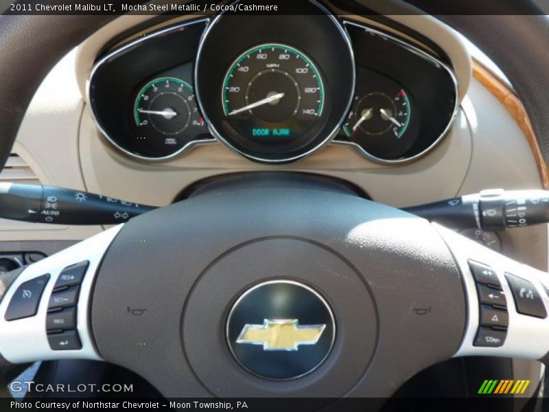 Mocha Steel Metallic / Cocoa/Cashmere 2011 Chevrolet Malibu LT