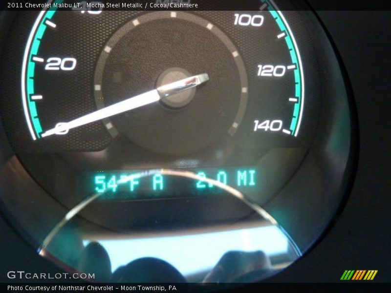 Mocha Steel Metallic / Cocoa/Cashmere 2011 Chevrolet Malibu LT