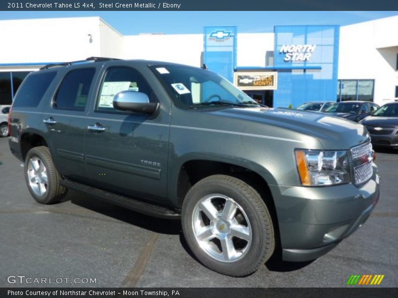 Steel Green Metallic / Ebony 2011 Chevrolet Tahoe LS 4x4