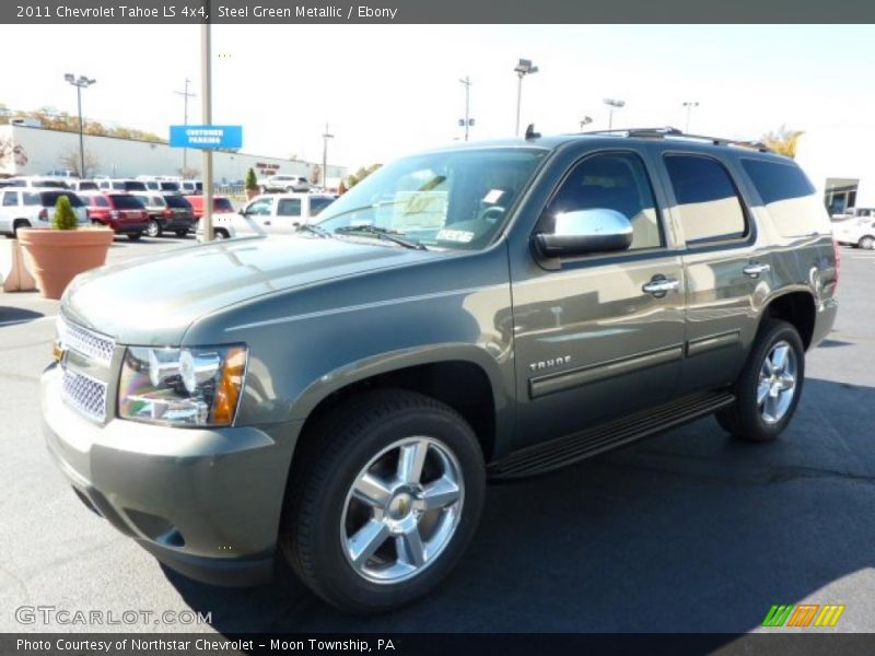 Steel Green Metallic / Ebony 2011 Chevrolet Tahoe LS 4x4