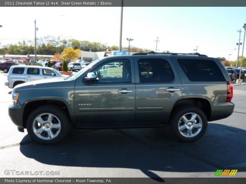 Steel Green Metallic / Ebony 2011 Chevrolet Tahoe LS 4x4