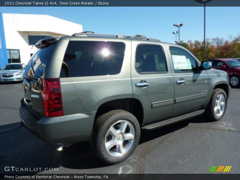 Steel Green Metallic / Ebony 2011 Chevrolet Tahoe LS 4x4