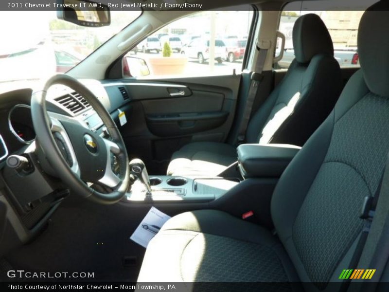 Red Jewel Metallic / Ebony/Ebony 2011 Chevrolet Traverse LT AWD