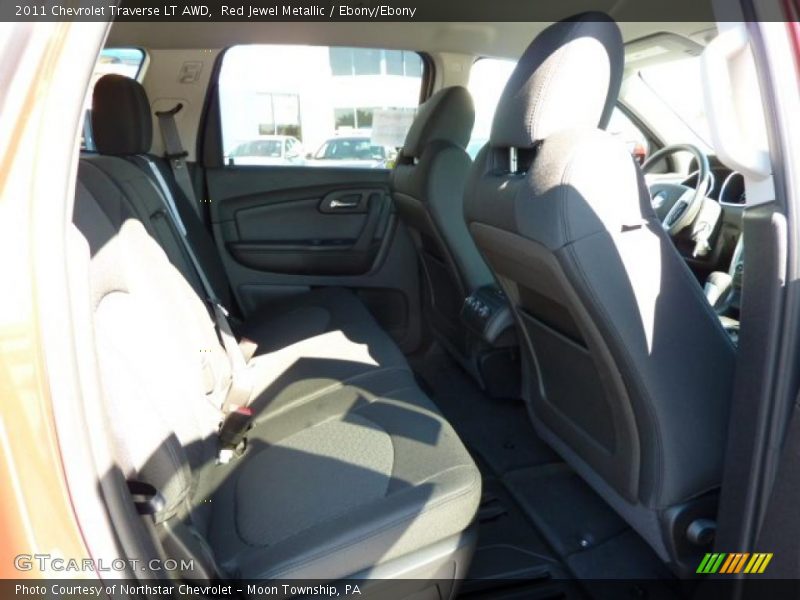 Red Jewel Metallic / Ebony/Ebony 2011 Chevrolet Traverse LT AWD