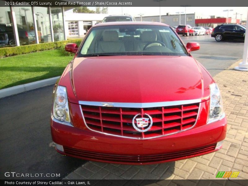 Crystal Red Tintcoat / Shale/Cocoa Accents 2011 Cadillac DTS Luxury