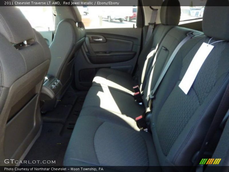 Red Jewel Metallic / Ebony/Ebony 2011 Chevrolet Traverse LT AWD