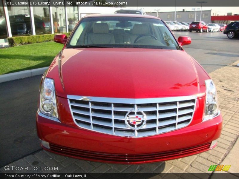 Crystal Red Tintcoat / Shale/Cocoa Accents 2011 Cadillac DTS Luxury