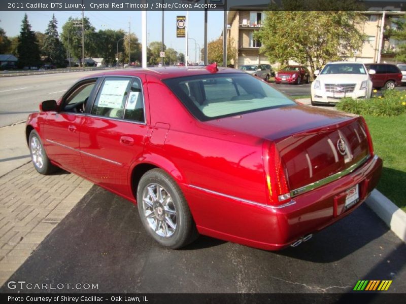 Crystal Red Tintcoat / Shale/Cocoa Accents 2011 Cadillac DTS Luxury