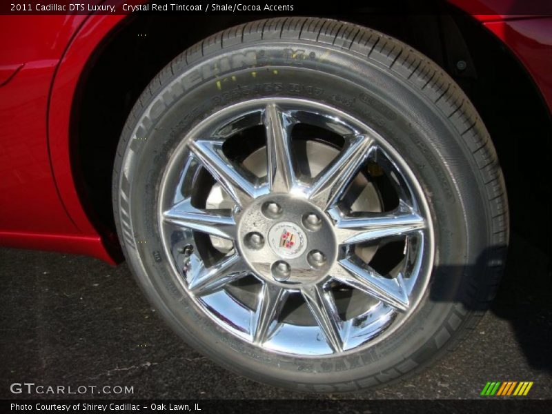 Crystal Red Tintcoat / Shale/Cocoa Accents 2011 Cadillac DTS Luxury