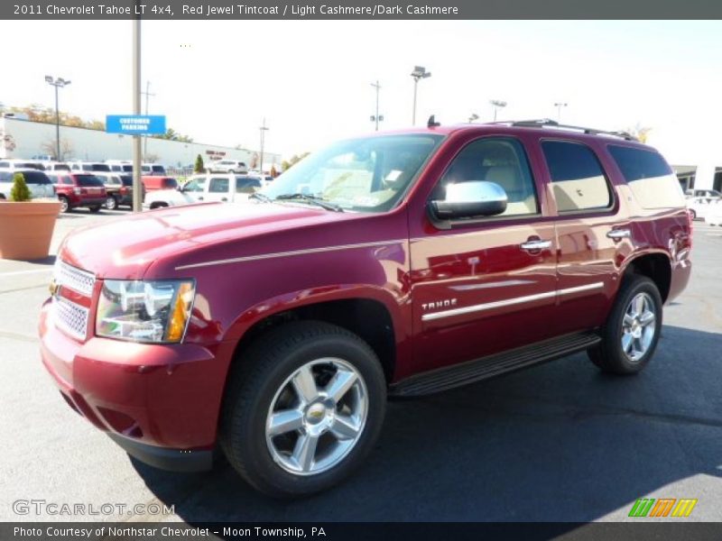 Red Jewel Tintcoat / Light Cashmere/Dark Cashmere 2011 Chevrolet Tahoe LT 4x4