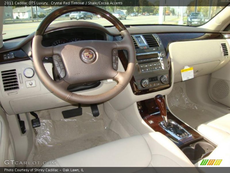 Crystal Red Tintcoat / Shale/Cocoa Accents 2011 Cadillac DTS Luxury