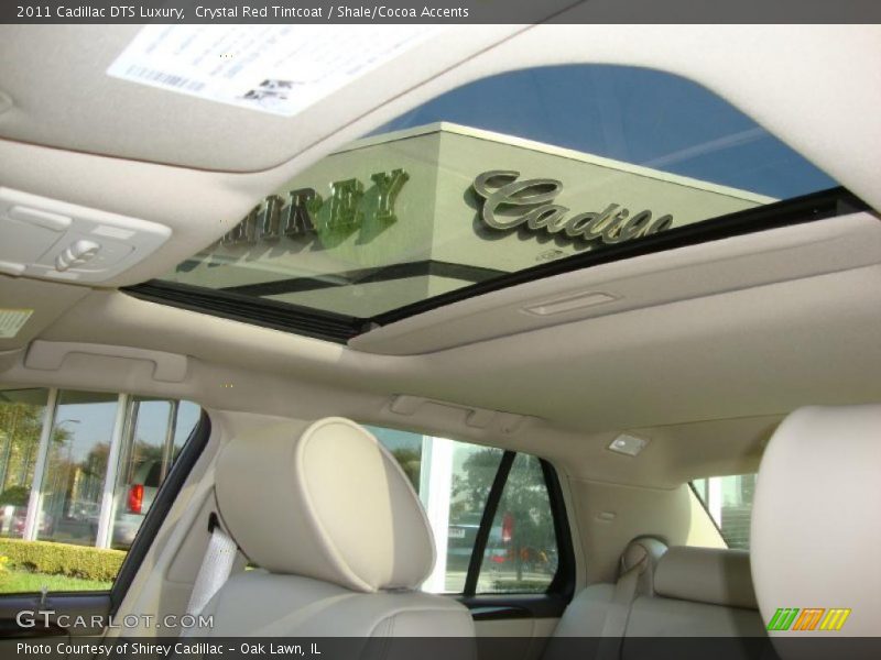 Crystal Red Tintcoat / Shale/Cocoa Accents 2011 Cadillac DTS Luxury