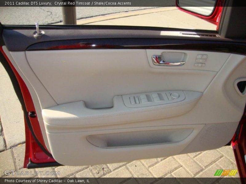 Crystal Red Tintcoat / Shale/Cocoa Accents 2011 Cadillac DTS Luxury