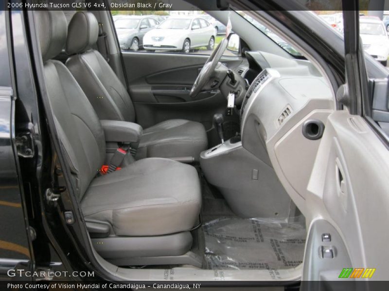 Obsidian Black / Gray 2006 Hyundai Tucson GLS V6 4x4