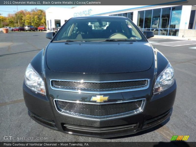 Black Granite Metallic / Cocoa/Cashmere 2011 Chevrolet Malibu LS