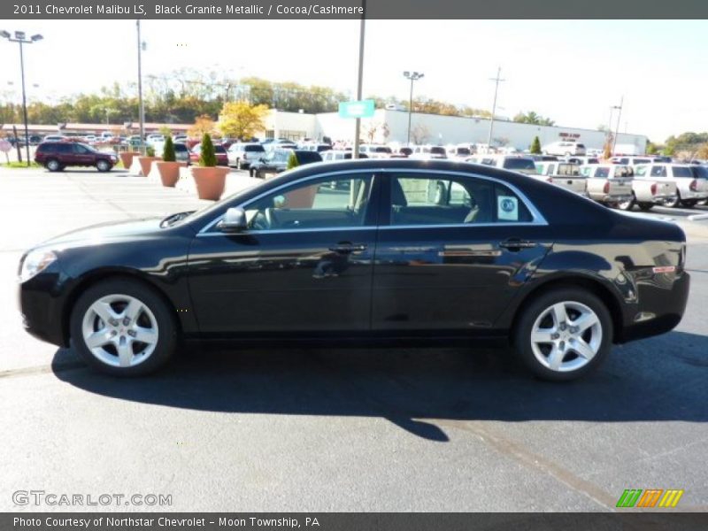 Black Granite Metallic / Cocoa/Cashmere 2011 Chevrolet Malibu LS