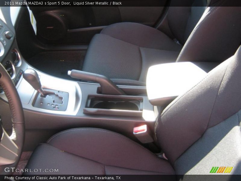 Liquid Silver Metallic / Black 2011 Mazda MAZDA3 s Sport 5 Door