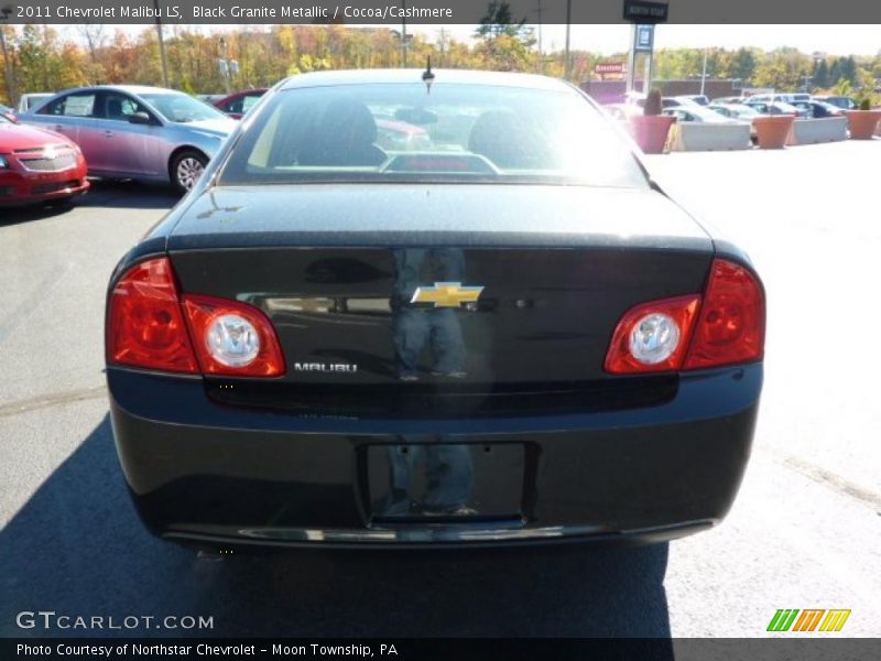 Black Granite Metallic / Cocoa/Cashmere 2011 Chevrolet Malibu LS