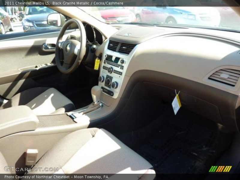 Black Granite Metallic / Cocoa/Cashmere 2011 Chevrolet Malibu LS