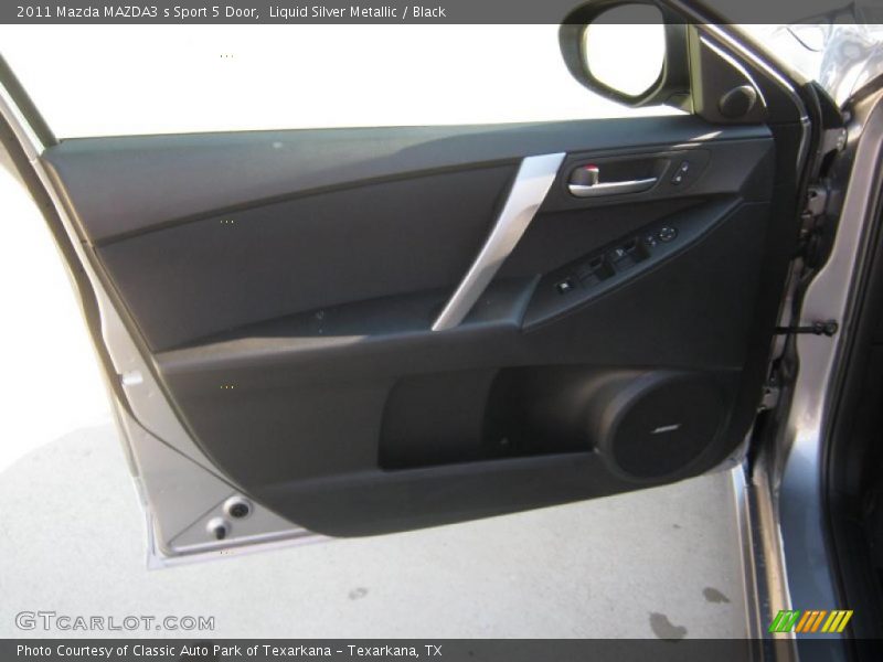 Liquid Silver Metallic / Black 2011 Mazda MAZDA3 s Sport 5 Door