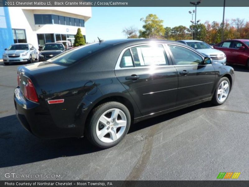 Black Granite Metallic / Cocoa/Cashmere 2011 Chevrolet Malibu LS