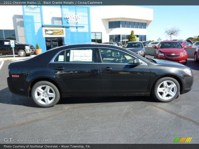 Black Granite Metallic / Cocoa/Cashmere 2011 Chevrolet Malibu LS