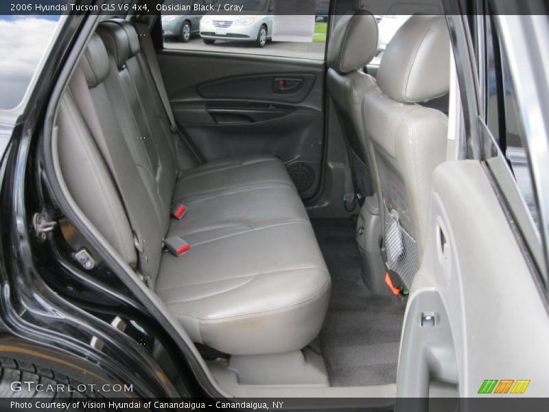 Obsidian Black / Gray 2006 Hyundai Tucson GLS V6 4x4