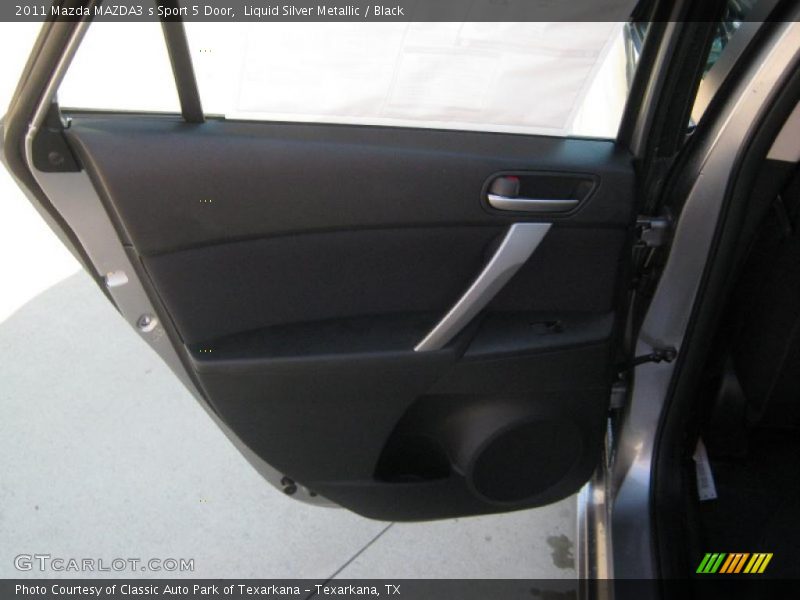 Liquid Silver Metallic / Black 2011 Mazda MAZDA3 s Sport 5 Door
