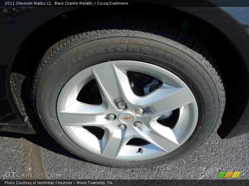 Black Granite Metallic / Cocoa/Cashmere 2011 Chevrolet Malibu LS