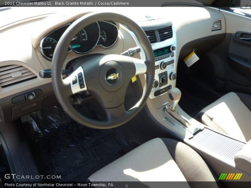 Black Granite Metallic / Cocoa/Cashmere 2011 Chevrolet Malibu LS