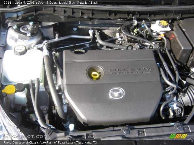 Liquid Silver Metallic / Black 2011 Mazda MAZDA3 s Sport 5 Door