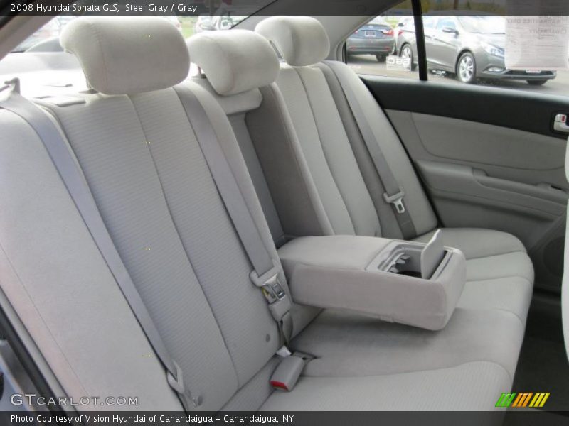 Steel Gray / Gray 2008 Hyundai Sonata GLS