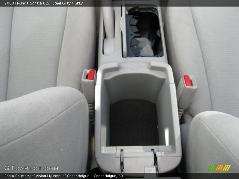 Steel Gray / Gray 2008 Hyundai Sonata GLS