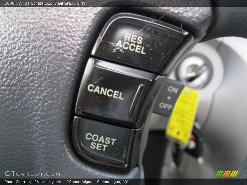 Steel Gray / Gray 2008 Hyundai Sonata GLS