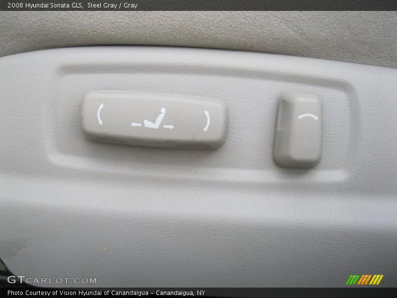 Steel Gray / Gray 2008 Hyundai Sonata GLS