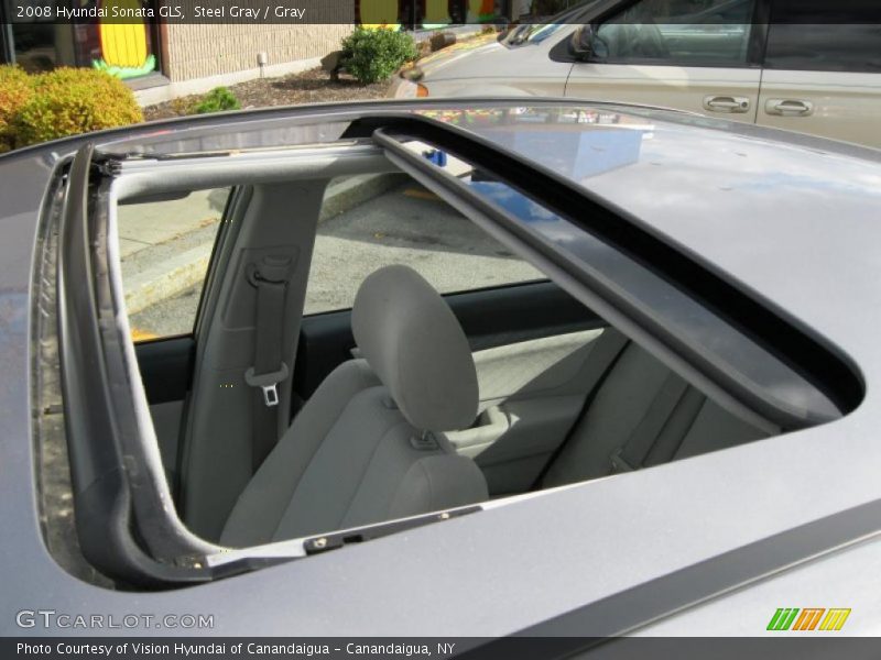 Steel Gray / Gray 2008 Hyundai Sonata GLS