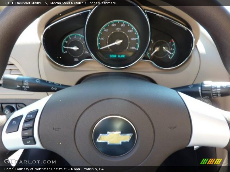 Mocha Steel Metallic / Cocoa/Cashmere 2011 Chevrolet Malibu LS