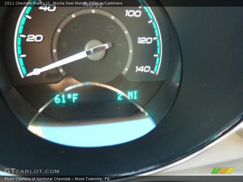 Mocha Steel Metallic / Cocoa/Cashmere 2011 Chevrolet Malibu LS