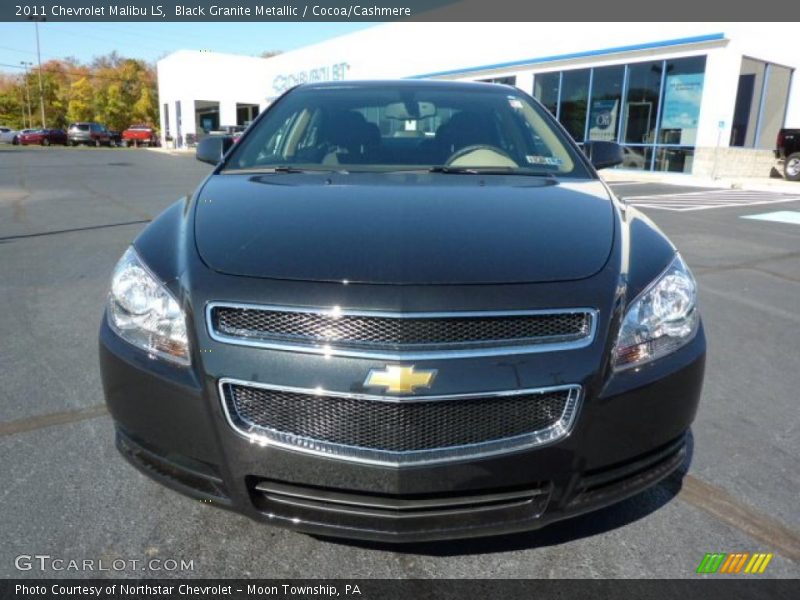 Black Granite Metallic / Cocoa/Cashmere 2011 Chevrolet Malibu LS