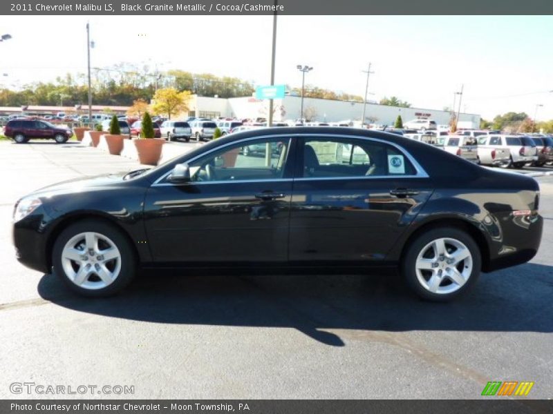 Black Granite Metallic / Cocoa/Cashmere 2011 Chevrolet Malibu LS