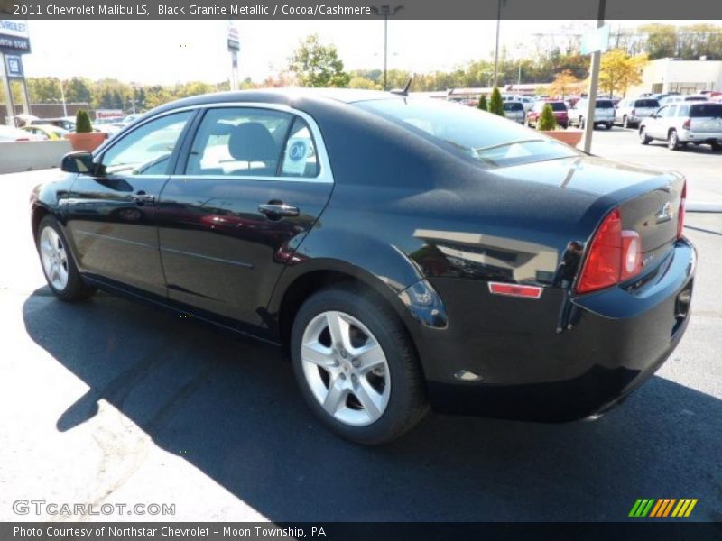 Black Granite Metallic / Cocoa/Cashmere 2011 Chevrolet Malibu LS