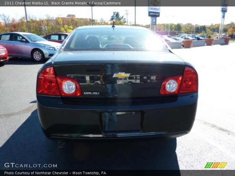 Black Granite Metallic / Cocoa/Cashmere 2011 Chevrolet Malibu LS
