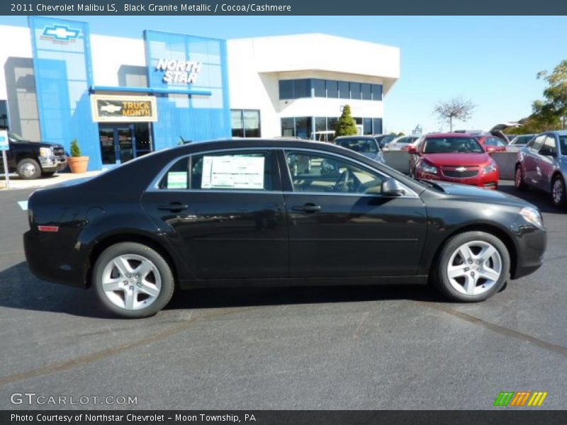 Black Granite Metallic / Cocoa/Cashmere 2011 Chevrolet Malibu LS