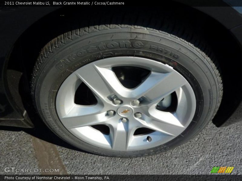 Black Granite Metallic / Cocoa/Cashmere 2011 Chevrolet Malibu LS