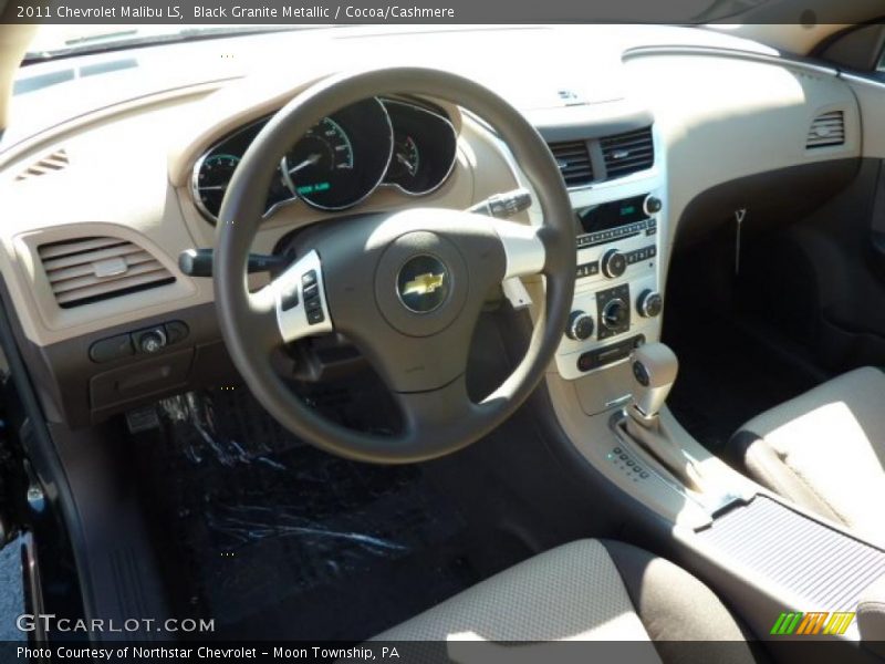 Black Granite Metallic / Cocoa/Cashmere 2011 Chevrolet Malibu LS