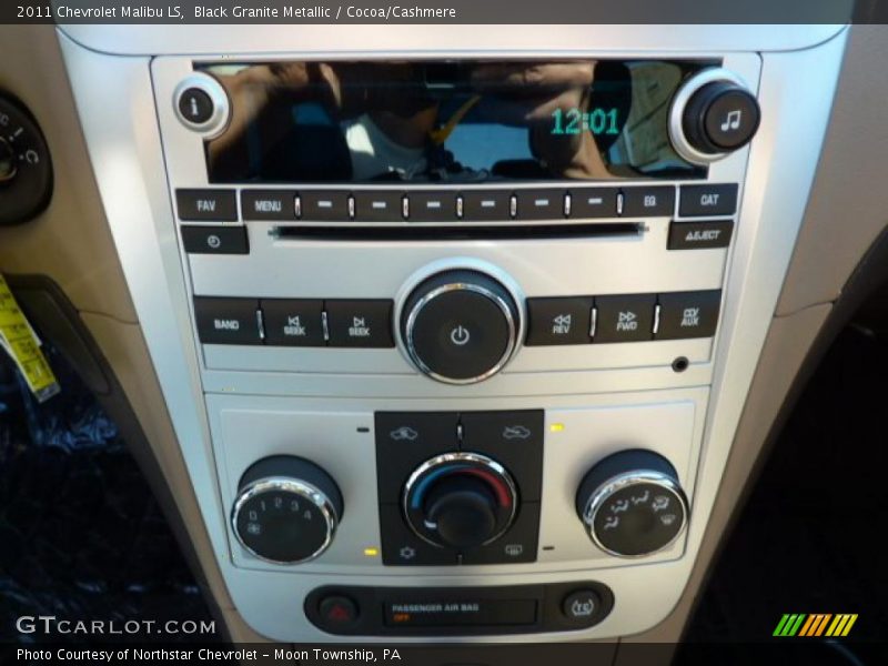 Black Granite Metallic / Cocoa/Cashmere 2011 Chevrolet Malibu LS