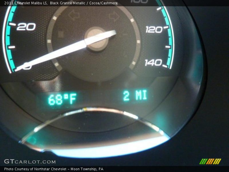 Black Granite Metallic / Cocoa/Cashmere 2011 Chevrolet Malibu LS