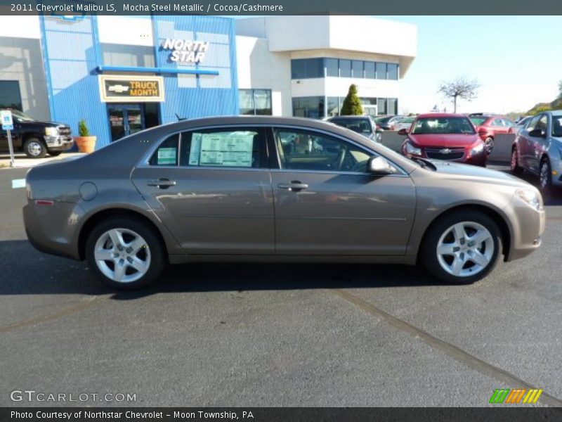 Mocha Steel Metallic / Cocoa/Cashmere 2011 Chevrolet Malibu LS